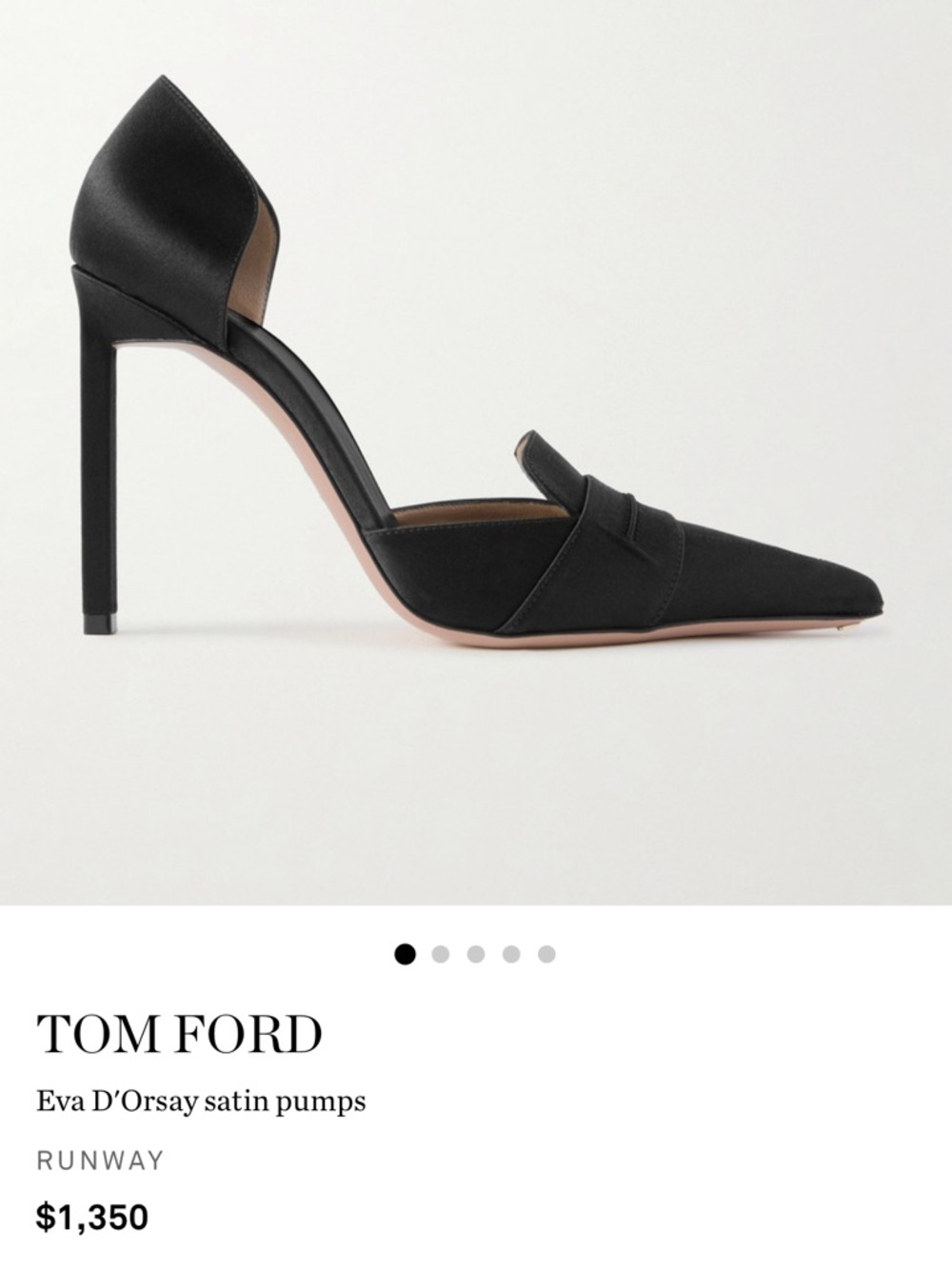 Tom Ford Elegant Black Heels - Picture 5 of 5